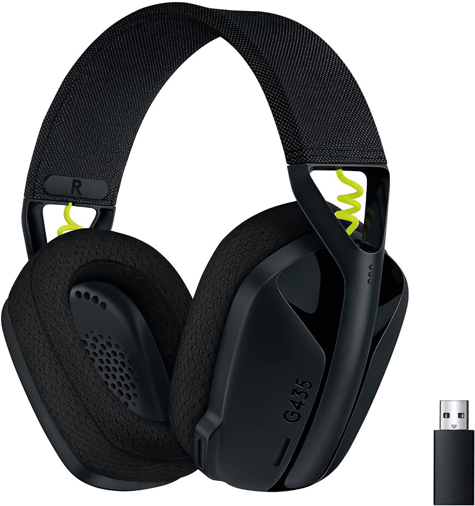 Cuffie Gaming Logitech G G435 LIGHTSPEED - Wireless Bluetooth, Over Ear  Leggere, Microfoni Integrati, Batteria da 18 Ore, Compatibile con Dolby  Atmos, PC, PS4, PS5, Smartphone, Colore Nero - AK Informatica
