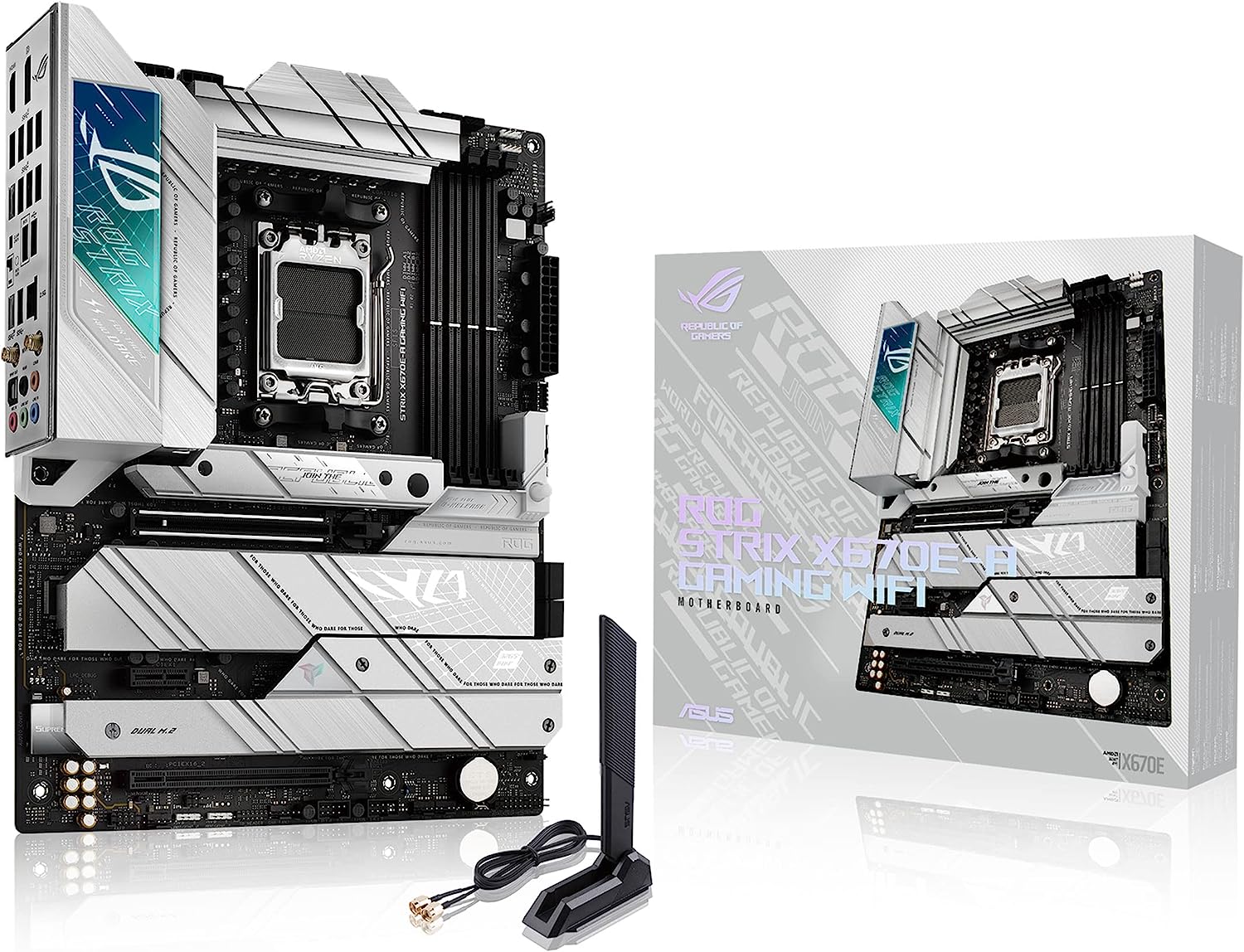 Scheda Madre Asus ROG STRIX X670E-A GAMING WIFI - Chipset AMD X670, Socket  AM5, ATX - AK Informatica