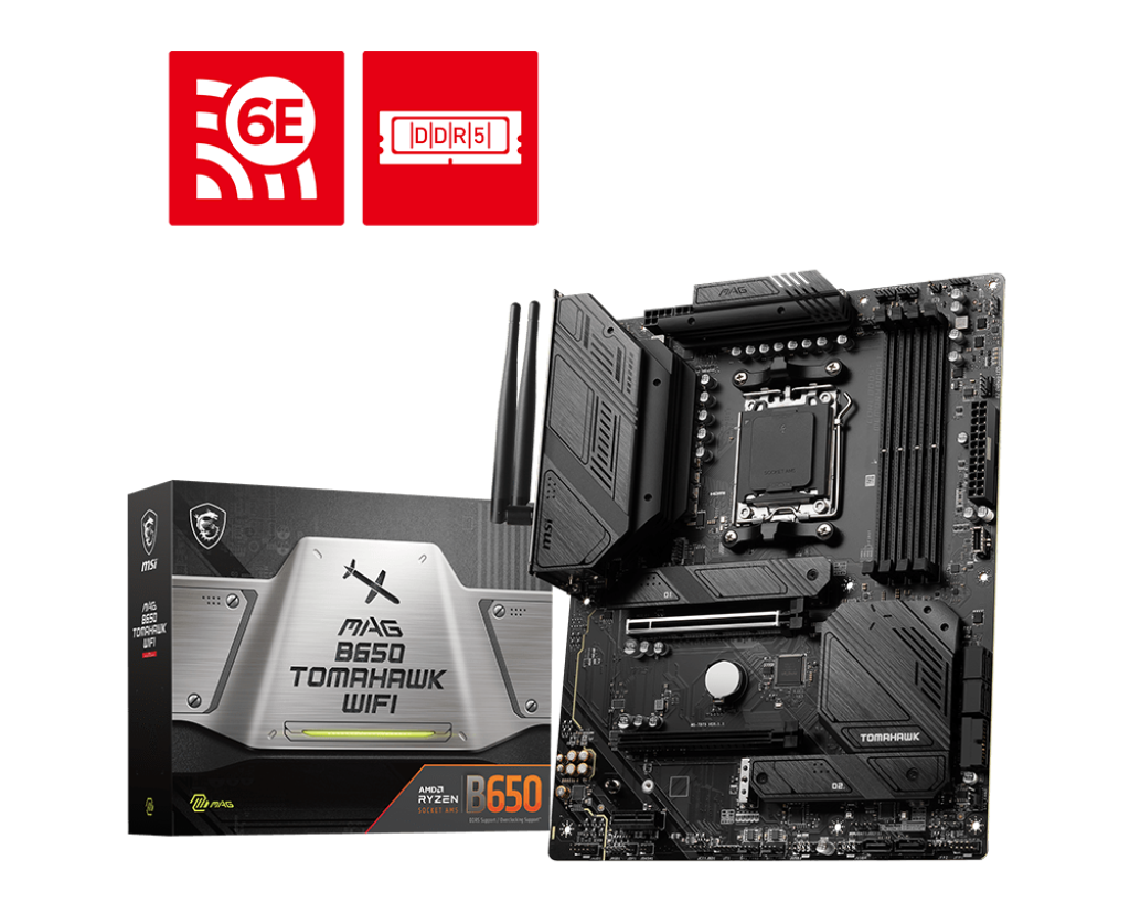 Scheda Madre MSI MAG B650 TOMAHAWK WIFI - Chipset AMD B650, Socket AM5, ATX  - AK Informatica