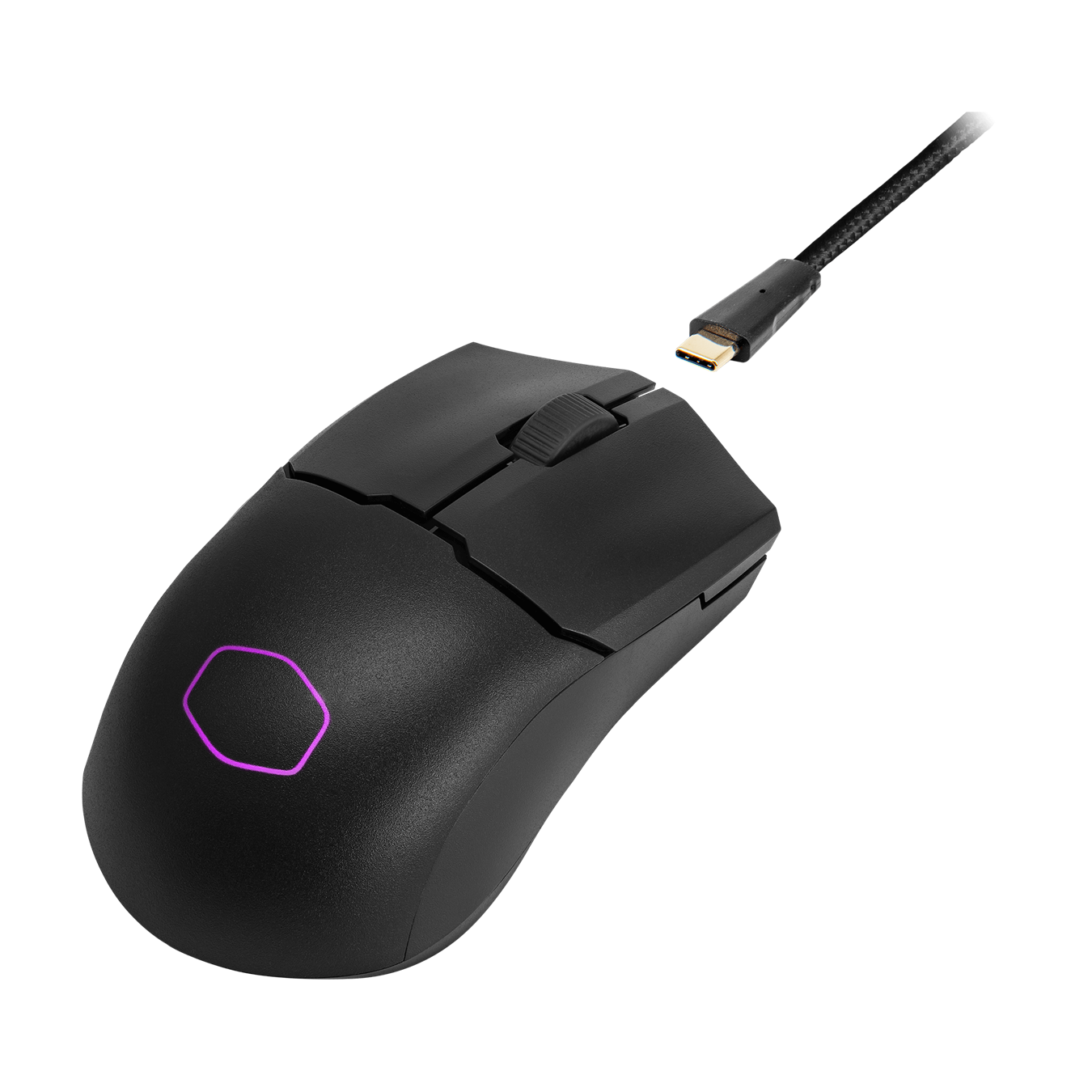 Mouse Gaming Cooler Master MM712 - Cavo rimovibile, Wireless a 2,4 GHz,  Bluetooth 5.1, 19.000 DPI, Colore Nero - AK Informatica